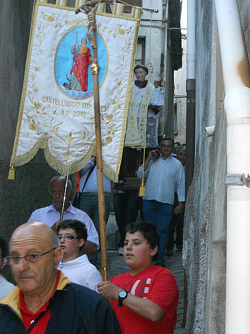 Processione Sant'Antonio davanti casa Mastroti