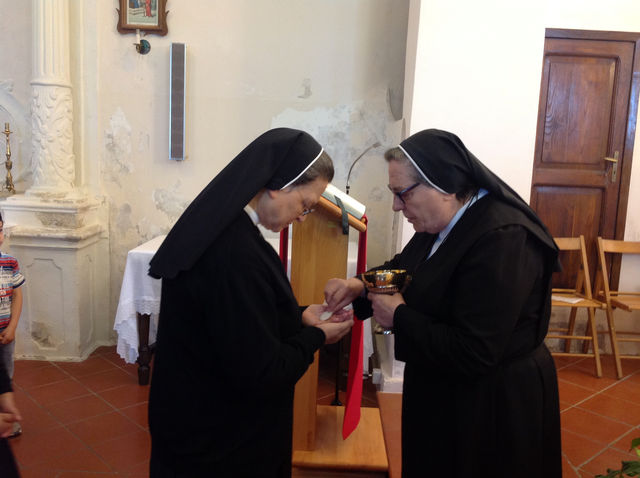 La santa comunione