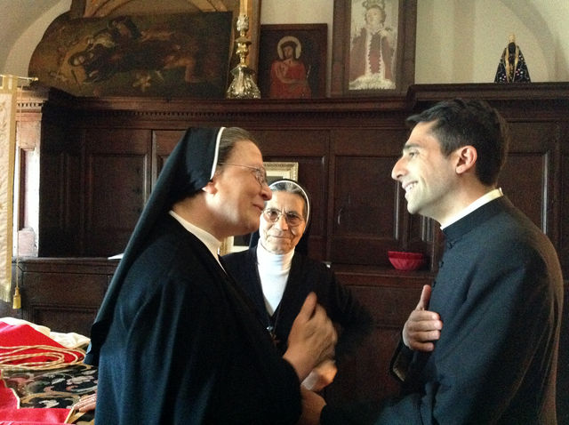 Nella sacrestia